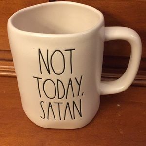 Not today satan mug